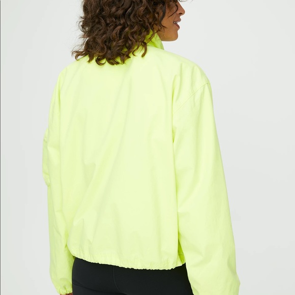 Aritzia Tna Neon yellow overload cargo jacket size small - Picture 6 of 15